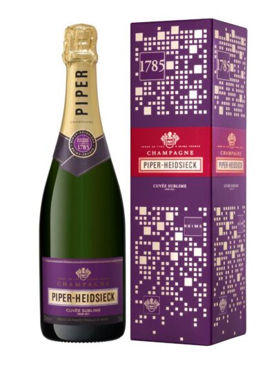 PIPER HEIDSIECK CUVEE SUBLIME DEMI-SEC 12% 75CL BOX-0