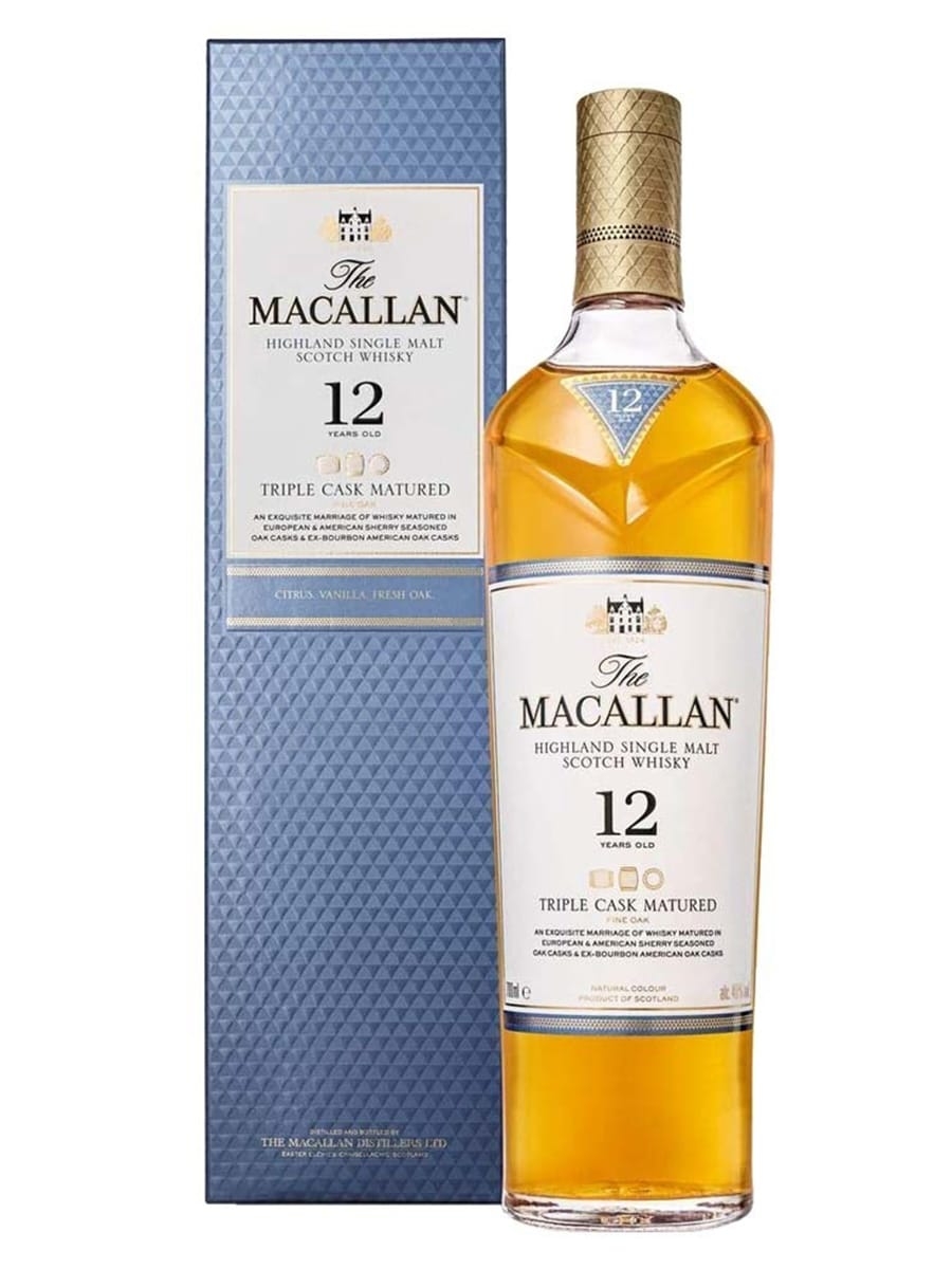 THE MACALLAN 12YO HIGHLAND SINGLE MALT 40% vol 70CL-0