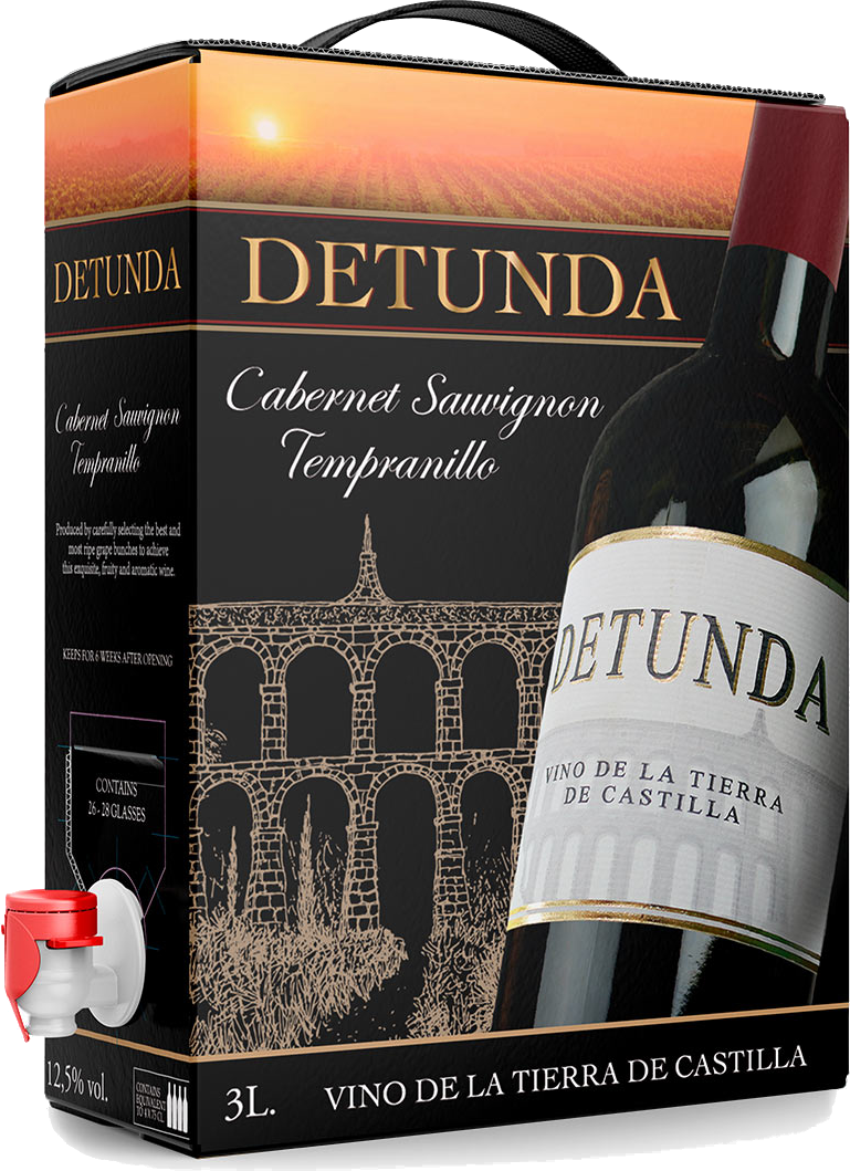 DETUNDA CABERNET SAUVIGNON TEMPRANILLO 12.5% 300CL BIB-0