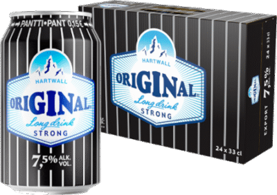 Hartwall Original Long Drink Strong 7,5% vol 33CL x 24-0