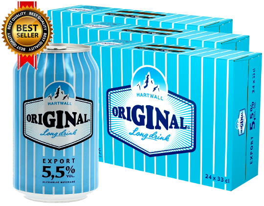 Hartwall Original Long Drink 5,5% vol 33CL x 24 x 3-0