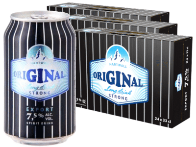 Hartwall Original Long Drink Strong 7,5% vol 33CL x 72-0