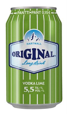 Hartwall Original Long Drink Lime 5,5% 33CL x 24-1509