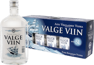 Valge Viin 40% vol 10x50cl PET-0