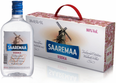 Saaremaa Vodka 80% 10x50cl PET-0