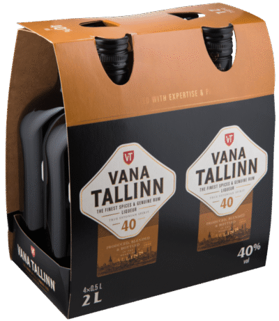 VANA TALLINN 40% vol 50CL PET 4-Pack-0