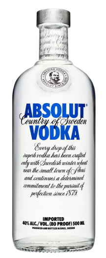 Absolut Vodka 40% 50CL-0