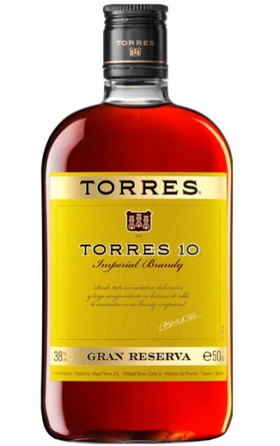 Torres 10 Years Brandy 38% 50CL PET-0