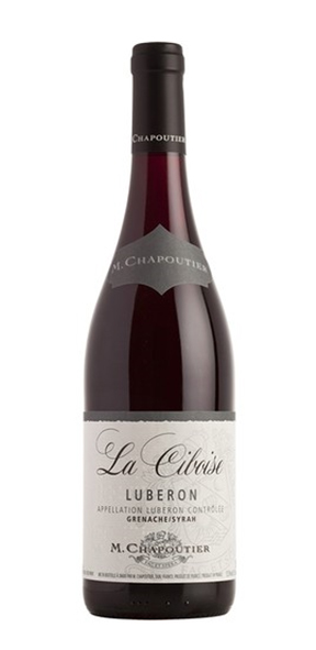 M.CHAPOUTIER LA CIBOISE LUBERON ROUGE´21 14% vol 75CL-0