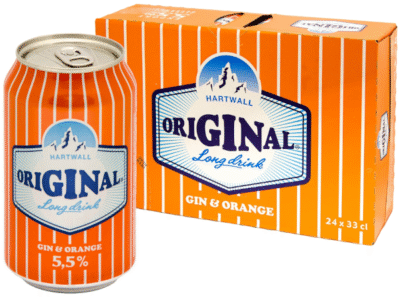 Hartwall Original Long Drink Orange 5,5% vol 33CL x 24-0