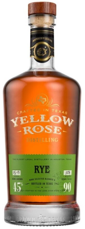YELLOW ROSE RYE WHISKEY 45%70CL-0