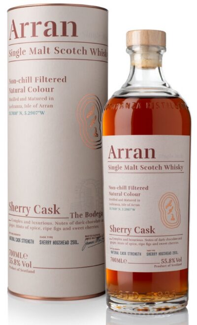 ARRAN SHERRY CASK SINGLE MALT SCOTCH WHISKY 55,8% 70CL TUUBIS-0