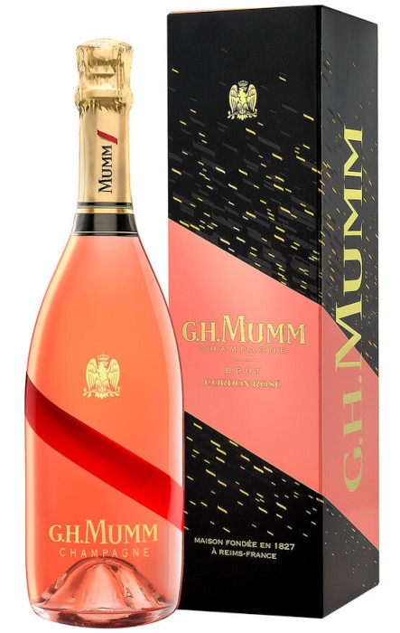 G.H. Mumm Grand Cordon Rose Brut 12% 75CL BOX-0