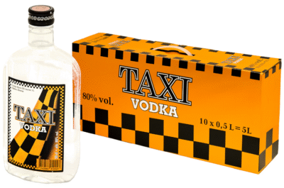 Taxi Vodka 80% vol 10X50CL PET-0