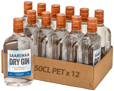 Saaremaa Dry Gin 37,5% 12 x 50CL PET-0