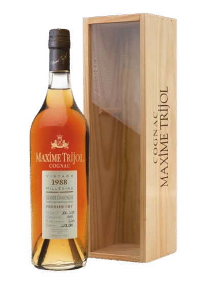 Maxime Trijol Petite Champagne Vintage 1991 40% vol 70CL BOX-0
