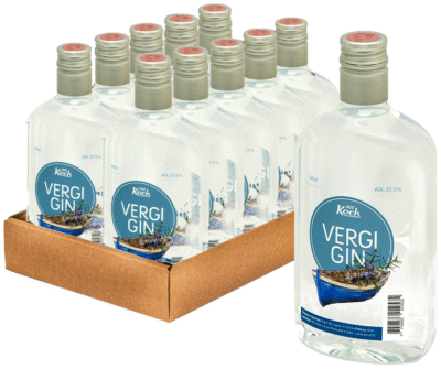 Vergi Gin 37,5% vol 10x50CL PET-0