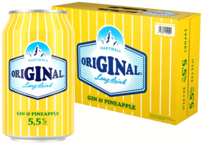 Hartwall Original Long Drink Pineapple 5,5% vol 33CL x 24-0