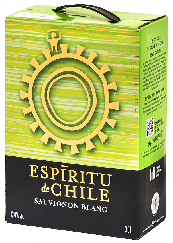 Espiritu De Chile Sauvignon Blanc 12% vol 300CL BIB-0