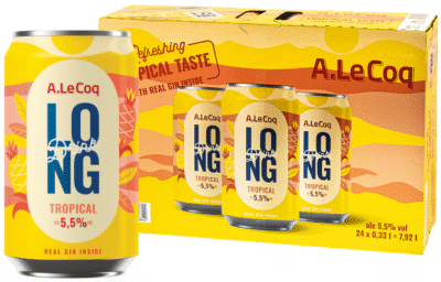 A.Le Coq Long Drink Tropical Real Gin Inside 5,5% vol 33CL x 24-0
