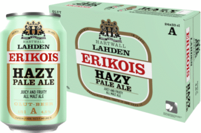 Hartwall Lahden Erikois Hazy Pale Ale 4,8% vol 33CL x 24-0