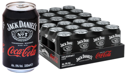 Jack Daniel´s & Coca-Cola 5% vol 33cl x 24-0