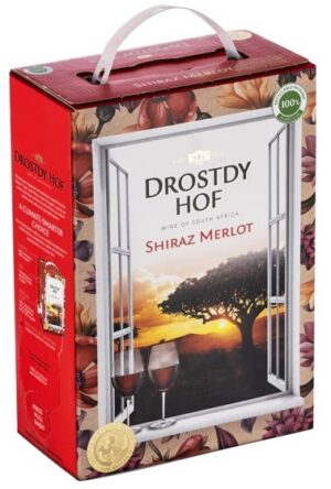 Drostdy Hof Shiraz Merlot 13,5% vol 300cl BIB-0