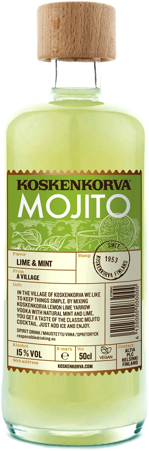 Koskenkorva Mojito 15% 50cl-0