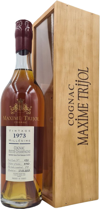 Maxime Trijol Petite Champagne Vintage 1973 40% vol BOX 70CL-0