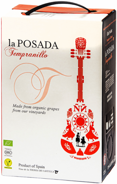 La Posada Tempranillo 13% vol 225cl BIB-0