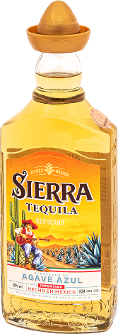 Tequila Sierra Reposado 38% vol 100cl-0