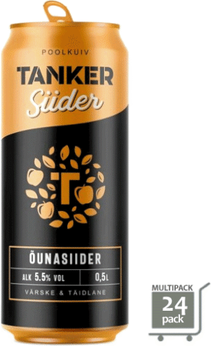 Tanker Õunasiider 5,5% vol 50cl x 24-0