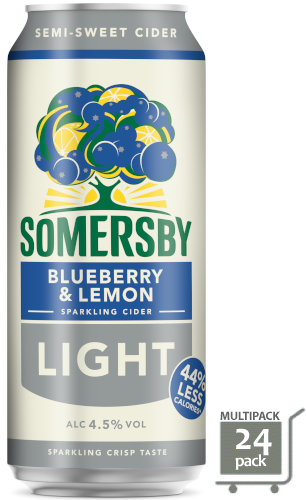 Somersby Blueberry & Lemon Light Cider 4,5% vol 50cl x 12-0