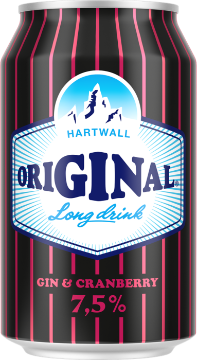 Hartwall Original Long Drink Cranberry Strong 7,5% vol 33CL x 24